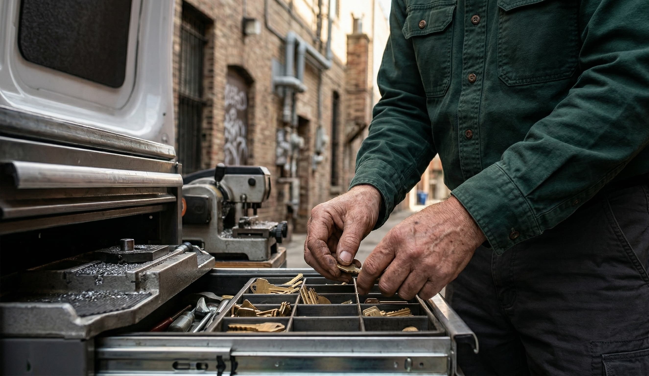 Automotive key cutting and fob programming